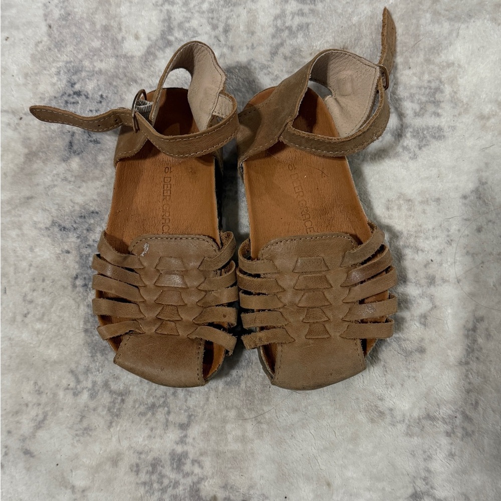 Toddler Leather Sandals - 10